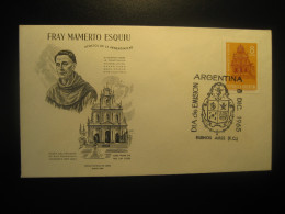 1965 Fray Mamerto Esquiu San Francisco Catamarca Religion FDC Cancel Cover ARGENTINA Buenos Aires - Christendom