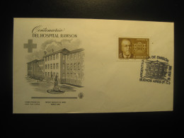 1968 Hospital Rawson Health Sante FDC Cancel Cover ARGENTINA Buenos Aires - Medicina