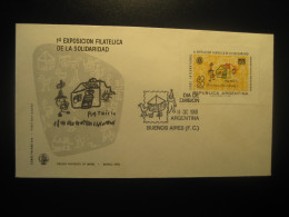 1968 Expo Solidaridad Club Leones Lions Club FDC Cancel Cover ARGENTINA Buenos Aires - Rotary, Lions Club