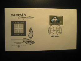 1966 Caritas FDC Cancel Cover ARGENTINA Buenos Aires - Autres & Non Classés