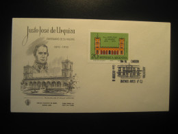 1970 General Justo Jose De Urquiza Militar Military FDC Cancel Cover ARGENTINA Buenos Aires - Militares