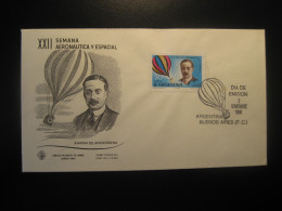 1968 Aaron De Anchorena Aeronautics Space Balloons Balloon FDC Cancel Cover ARGENTINA Buenos Aires - Airships