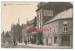 Couvin Le Quartier De La Station CPA Animée - Couvin