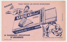 Buvard 19.8 X 12.4  Pansement URGO   Laboratoire FOURNIER & Cie Dijon Côte D'Or   Editeur Opéra-publicité Paris - Produits Pharmaceutiques