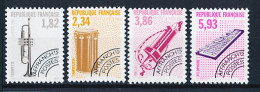 4 Timbres FRANCE Neuf  Préoblitérés Instruments De Musique Yvert Et Tellier N° 228** à 231** - 1989-2008