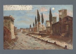 CPA - Italie - Pompei - Via Delle Tombe - Illustration - Circulée En 1904 - Pompei