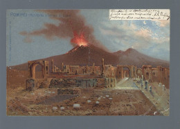 CPA - Italie - Pompei - Foro Civile E Templo Di Giove - Illustration - Circulée En 1904 - Pompei