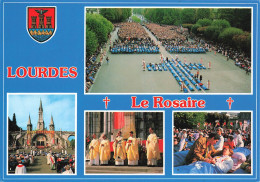 FRANCE - Lourdes - Les Grandes Cérémonies Du Pèlerinage Du Rosaire - Le Rosaire - Animé - Carte Postale - Lourdes