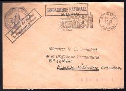 LETTRE DE MARSEILLE - GENDARMERIE NATIONALE - BRIGADE DE SÉLESTAT -  - Police - Gendarmerie
