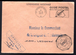 LETTRE DE MARSEILLE - GENDARMERIE NATIONALE - BRIGADE MARITIME DE HOURTIN -  - Policia – Guardia Civil