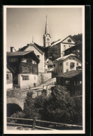 AK Fiesch, Ortspartie Mit Blick Zur Kirche  - Fiesch