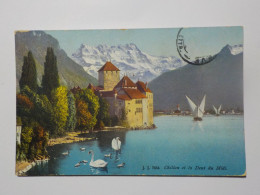 VEYTAUX    Chillon Et La Dent Du Midi - Veytaux