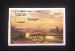 O) 2000 ANTIGUA AND BARBUDA,  BATTLE OF BRITAIN,  SPITFIRES,  MNH - Antigua E Barbuda (1981-...)