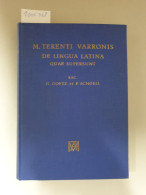 M. Terenti Varronis De Lingua Latina Quae Supersunt Recensuerunt Georgius Goetz Et Fridericus Schoell : - Other & Unclassified
