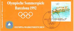 Sport 1992 Rudern - Achter 80 Pf, 5x1593, Postfrisch - Aviron