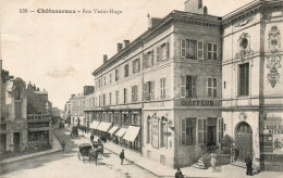 Delcampe - C P A  ANIMEE   CHATEAUROUX RUE VICTOR HUGO     CIRCULEE  15 AOUT 1916 - Chateauroux