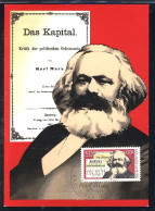 2786 Karl Marx 50 Pf 1983, Amtliche MK 1/83 - Maximum Cards