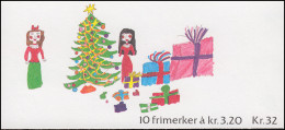 Norwegen Markenheftchen 16 Weihnachen Christmas Jul 1990, ** Postfrisch - Markenheftchen