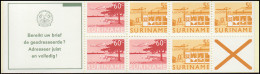 Surinam Markenheftchen 5 Luftpostmarken 5 Und 60 Ct., Bereikt ... 1978 - Suriname