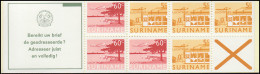 Surinam Markenheftchen 5 Luftpostmarken 5 Und 60 Ct., Bereikt ... 1978 - Surinam