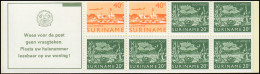 Surinam Markenheftchen 4 Luftpostmarken 40 Und 20 Ct., Wees ... 1978 - Suriname