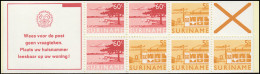 Surinam Markenheftchen 6 Luftpostmarken 60 Und 5 Ct., Wees ... 1978 - Suriname