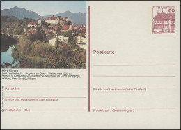 P138-l5/074 8958 Füssen, Stadtansicht Mit Burg ** - Postales Ilustrados - Nuevos