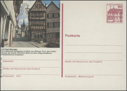 P138-l12/169 7107 Bad Wimpfen, Salzgasse Blauer Turm ** - Illustrated Postcards - Mint