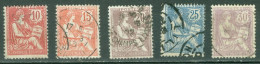 France  124/128  Ob  TB   - Used Stamps