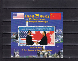 SA05 Namibia 1997 The 25th Anniversary Of Communique Of Shanghai Minisheet Mint - Namibië (1990- ...)