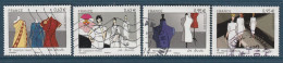 FRANCE 2013 SERIE 4 TIMBRES EMISSION COMMUNE FRANCE SINGAPOUR LA MODE OBLITERE YT 4824 A 4827 - Gebraucht