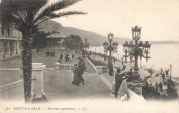 MONACO - Monte Carlo - Terrasses Supérieures - Carte Postale Ancienne - Monte-Carlo