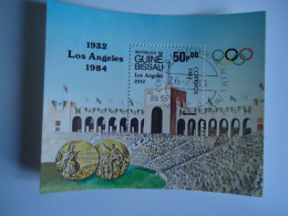 GUINE BISSAU USED SHEET OLYMPIC GAMES LOS ANGELES 1984 - Zomer 1984: Los Angeles