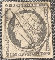 Cérès N° 3a (Variété, Taches/petits Points)  Avec Oblitération Losange  TB - 1849-1850 Cérès