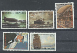 STO   TOME  ET PRINCE    YVERT  915/19   MNH  ** - Mongolfiere