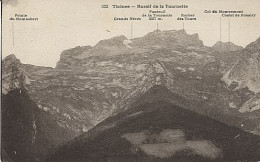 X112559 HAUTE SAVOIE THONES MASSIF DE LA TOURNETTE POINTE MONTAUBERT GRANDS NEVES FAUTEUIL TOURNETTE COL MONTREMONT ETC. - Thônes