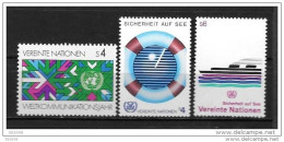 1983 - 29 à 31**MNH - Année Des Communications - Sécurité En Mer - Nuovi