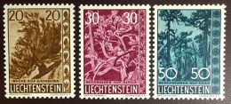 Liechtenstein 1960 Trees & Bushes MNH - Trees