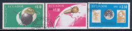 Ecuador 1966 Mi# 1292-1294 Used - Italian Achievements In Space Research - Zuid-Amerika