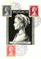 CARTE MAXIMUM 1957 MONACO PRINCESSE GRACE  - Maximumkarten (MC)