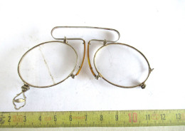 0404 11 -lade C -Antiek Victoriaanse Knijpbril - Pince-nez Victorien Antique - Other & Unclassified