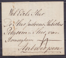 L. Imprimée Datée 8 Mai 1783 De LONDON Pour ANTWERPEN - Port "4" - 1714-1794 (Oostenrijkse Nederlanden)