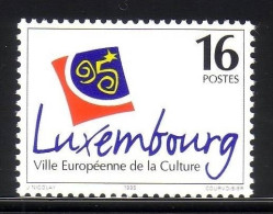 LUXEMBOURG MI-NR. 1367 POSTFRISCH(MINT) MITLÄUFER 1995 LUXEMBURG KULTURHAUPTSTADT EUROPAS - Idee Europee