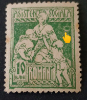 Stamps Errors  Revenues Romania 1921 , Printed With Circle Social Assistance - Varietà & Curiosità