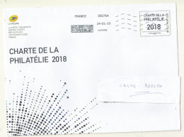 PAP LA POSTE CHARTE DE LA PHILATELIE 2018  LOT 204821. - Official Stationery