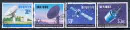 Guyana 1979 Mi# 557-560 Used - Earth Station At Dawn, Georgetown / Intelsat / Space - Amérique Du Sud