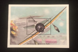 O) 1995 GRENADA AND GRENADINES, SECOND WORLD WAR, - PEACE IN THE PACIFIC, WAR PLANE, MNH - Grenade (1974-...)