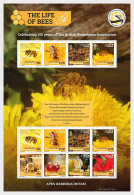 ISLE Of MAN 2024 FAUNA Animals. Insects BEES (Preorder) - Fine Sheet MNH - Isle Of Man