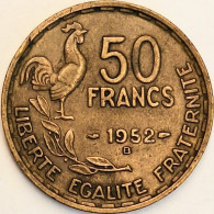 France - 50 Francs 1952 B, KM# 918.2 (#4165) - 50 Francs