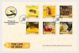 ISLE Of MAN 2024 FAUNA Animals. Insects BEES (Preorder) - Set FDC - Isle Of Man